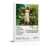 DRU I WQBRBH Lyn Lapid Álbum To Love in The 21st Century Póster estético de pared para sala de estar y dormitorio, pintura decorativa impresa, 60 x 90 cm, estilo marco