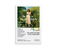 DRU I WQBRBH Lyn Lapid Álbum To Love in The XXI - Póster estético de pared para sala de estar, dormitorio, pintura decorativa, impresión de 60 x 90 cm, estilo sin marco