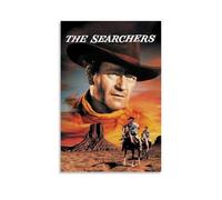 DRU I WQBRBH Póster estético de la película The Searchers para sala de estar, dormitorio, pintura decorativa, impresión de 40 x 60 cm, estilo sin marco