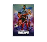 DRU I WQBRBH Póster estético de pared con guía de exploradores para el apocalipsis zombi para sala de estar, dormitorio, pintura decorativa, impresión de cubierta de 30 x 45 cm, estilo sin marco