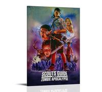 DRU I WQBRBH Póster estético de pared con guía de exploradores para el apocalipsis zombi para sala de estar, dormitorio, pintura decorativa, impresión de 40 x 60 cm, estilo marco