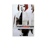DRU I WQBRBH Póster estético de pared de Run Lola Run para sala de estar, dormitorio, pintura decorativa, impresión de 50 x 75 cm, estilo sin marco