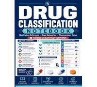 Drug Classification Notebook: Pharmacology Study Tracker for Nursing School, Medication Groups & Drug Notes