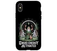Druida Energía Activada Divertida Cita Pagana Naturaleza Carcasa para iPhone X/XS