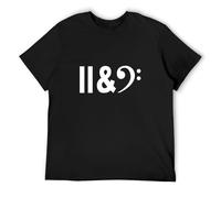 Drum and Bass Music Men's Cotton T-Shirt Black Shirt Top tee L