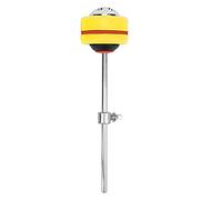 Drum Beater Hammer | Metal & Silicone Bass Drum Mallet | Percussion Accessory for Drum Kits/Performances/Practice | Sturdy Replacement Part (Yellow)