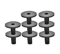 Drum Cymbal Sleeves Drum Cymbal Sleeves 8Pcs Portable Plastic Black Long Musical Instruments Accessory for Shelf Kit