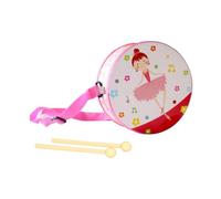 Drum for Kids | Wooden Musical Game | 5.9in Adjustable Strap Toy
