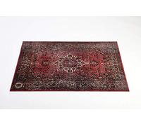 DRUM N BASE Alfombra Vintage Persa para Escenario, Color Rojo Original, 130 x 90 cm