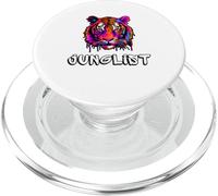 Drum N Bass Junglist EDM Rave Dance Music Jungle Lion Raver PopSockets PopGrip para MagSafe
