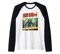 Drum N Bass Sci Fi DnB Líquido Camiseta Manga Raglan