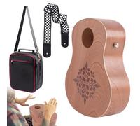 Drum para niños Drum, Percusion Hand Drums, de almacenamiento de instrumentos de madera portátil incluida, Herramienta de percusión divertida, juguete de música para actividades, lecciones de música,