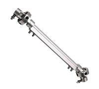 Drum Pedal Drive Shaft - Instrument Replacement Part, Alloy Double Bass Linkage Rod, 33cm X 3.5cm + 280g Heavy Duty, Precision Torque Bolt Adjusters - For Music Performance & Studio
