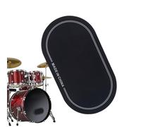 Drum Protection Patch - Adhesivo para piel de percusión, accesorio antiderrapante, tambores adhesivos antideslizantes, cojín de refuerzo de superficie de alta resistencia, juego de protección de