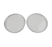 Drum Skin - Cabezal de 2 capas con revestimiento blanco para Tom Drumhead, malla de práctica silenciosa de 6, 8, 10, 12 pulgadas (25.4 cm)