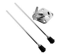 Drum Spurs Metal, Anti-Skid Drum Feet Holder, Percussion Drum Accessory, Metal Drum Spurs,48cm/18.89inch, Drum Kick Stand, Drum Kit Stabilizer, Kick Drum Spurs, Drum Feet Holder,