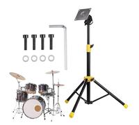 Drum Stand, Drum Pad Holder, Practice Adjustable, 20.47x37.8 Inches, Lifting Tripod Design, Gear Rack Support Structure, for Kids Home Studio Live Setup Table Drumming Use