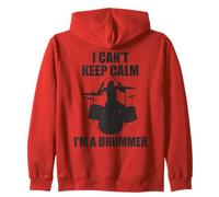 Drum Sticks Apparel - I Can't Keep Calm I Am a Drummer Funny Sudadera con Capucha
