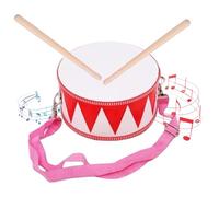 Drum Toys - Juego de batería para bebé de 20 x 20 cm, batería enrollable, instrumento musical de madera, correa ajustable | Juego sensorial de tambores de 8 pulgadas | Para principiantes Niñas Año nue