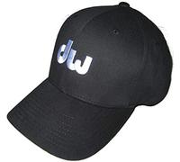 Drum Workshop DW Flex Fit Sombrero, negro, con logotipo DW bordado blanco, S/M