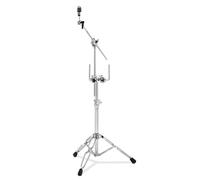Drum Workshop Serie 9000 soporte doble para tom con brazo de jirafa para plato DWSM934, cromado