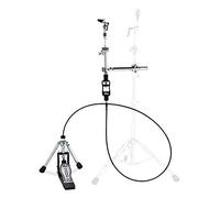 Drum Workshop soporte de hi-hat remoto por cable Serie 9000 con MG-1, MG-2, 505 y funda - 8 ft
