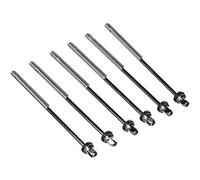Drum Workshop tornillos de afinación True Pitch cromados - 0,8" (2,03 cm) x 4,37" (11,10 cm), paquete de 6