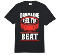 Drumline Feel The Beat Drum Player Baterista Drumming Drumline Comfort Colors Adult Heavyweight T-Shirt