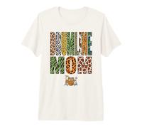 Drumline Mom Band - Batería para el día de la Madre, Estampado Animal Camiseta Premium
