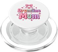 Drumline Mom Pink Bow, Linda Baterista de Banda de música PopSockets PopGrip para MagSafe