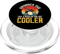 Drummer Dad Like A Regular Dad But Cooler - Papa Fathers Day PopSockets PopGrip para MagSafe