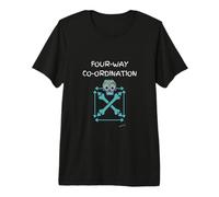 Drummer Tees Aztec - Coordinación de batería de 4 vías Camiseta Premium