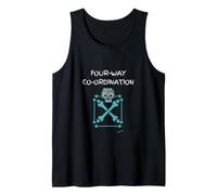 Drummer Tees Aztec - Coordinación de batería de 4 vías Camiseta sin Mangas