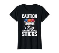 Drumming Fitness Squad Gimnasio Clase Precaución Cardio Drumming Camiseta gráfica económica