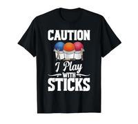 Drumming Fitness Squad Gimnasio Clase Precaución Cardio Drumming Camiseta gráfica económica