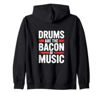 Drums Are The Bacon of Music Sudadera con Capucha
