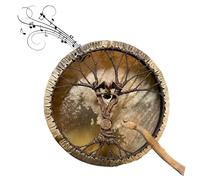 Drums chamánicos, tambor chamán "Árbol de la vida" Música de espíritu de batería siberiana, música del espíritu del tambor siberiano, decoración del sonido de la música