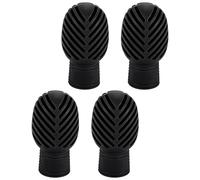 Drumstick Tip Covers - 4-Pack Silicona Drum Stick Mallet Protectors | Silent Practice Tips For Drumsticks | Musical Instruments Accessory For Quiet Practice And Reduced Noise | Durable And Reusable Si