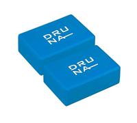 DRUNA Bloque de Yoga 2 Piezas de Espuma EVA y Pilates Ligero y Antideslizante (EVA Azul Claro)