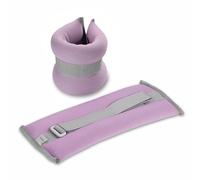 DRUNA Lastres para Ejercicios fitness de Tobillos y Muñecas de Neopreno INDIGO, Set de 2 unidades, Pesas para muñecas y tobillos Ergonométricos, Correas Ajustables