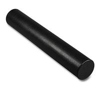 DRUNA Rodillo Rulo de Espuma Alta Densidad Redondo para Masajes Musculares Pilates Yoga High Density Foam Roller Fitness INDIGO 90 * 15 cm. Negro