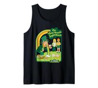 Drunk Leprechaun St. Patrick's Day Sarcastic Adult Humor Camiseta sin Mangas