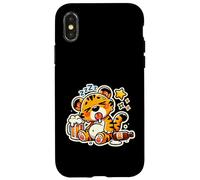 Drunk Wasted Hangover Tiger Carcasa para iPhone X/XS