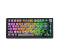 DrunkDeer A75 Pro Teclado mecánico para juegos, interruptores de pasillo de accionamiento ajustable, teclas RGB PBT compactas TKL 82 teclas USB