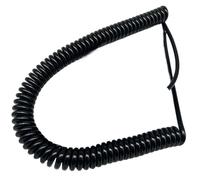 Drut sprężynowy jest elastyczny i elastyczny, char 2 Cores 1.5mm2 Grounding Spring Wire 0.5 Meter 1 Meter Spiral Wire Retractable(Spiral length 1meters)