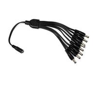 DrUTP DCJACK+1F-8M Cable para distribución de Alimentación DC JACK 1 entrada Hembra a 8 salidas Macho