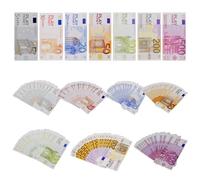 Druuzy 400 Piezas Billetes y Monedas de Euro de Juguete, Dinero Falso para Niños, Dinero de Juguete para Niños, Billetes Juguete para Tiendas Infantiles Juego de rol