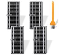 Druuzyl 4 Piezas Filtros HEPA de Recambio para Dreame L10s Pro Ultra Heat/L10s Ultra Gen 2/X40 Ultra/L40 Ultra/X30 Ultra/Mova P50 Pro Ultra/E30 Ultra - Accesorios Compatibles Robot Aspirador (Alta Cal