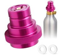 Druuzyl Adaptador Rápido CO2 para Sodastream Duo, Compatible con Cilindros TR21-4, Incluye 4 Anillos de Goma - Conexión Fácil para Máquinas de Agua con Gas