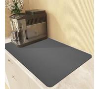 Druuzyl Alfombrilla Escurreplatos 40x60cm - Súper Absorbente y Antideslizante - Para Fregadero y Encimera de Cocina - Secado Rápido de Platos y Utensilios - Lavable y Reutilizable